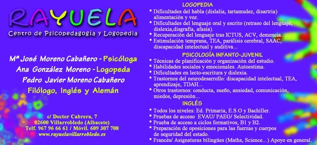 RAYUELA Centro de PSICOLOGÍA, PSICOPEDAGOGÍA, CLASES...